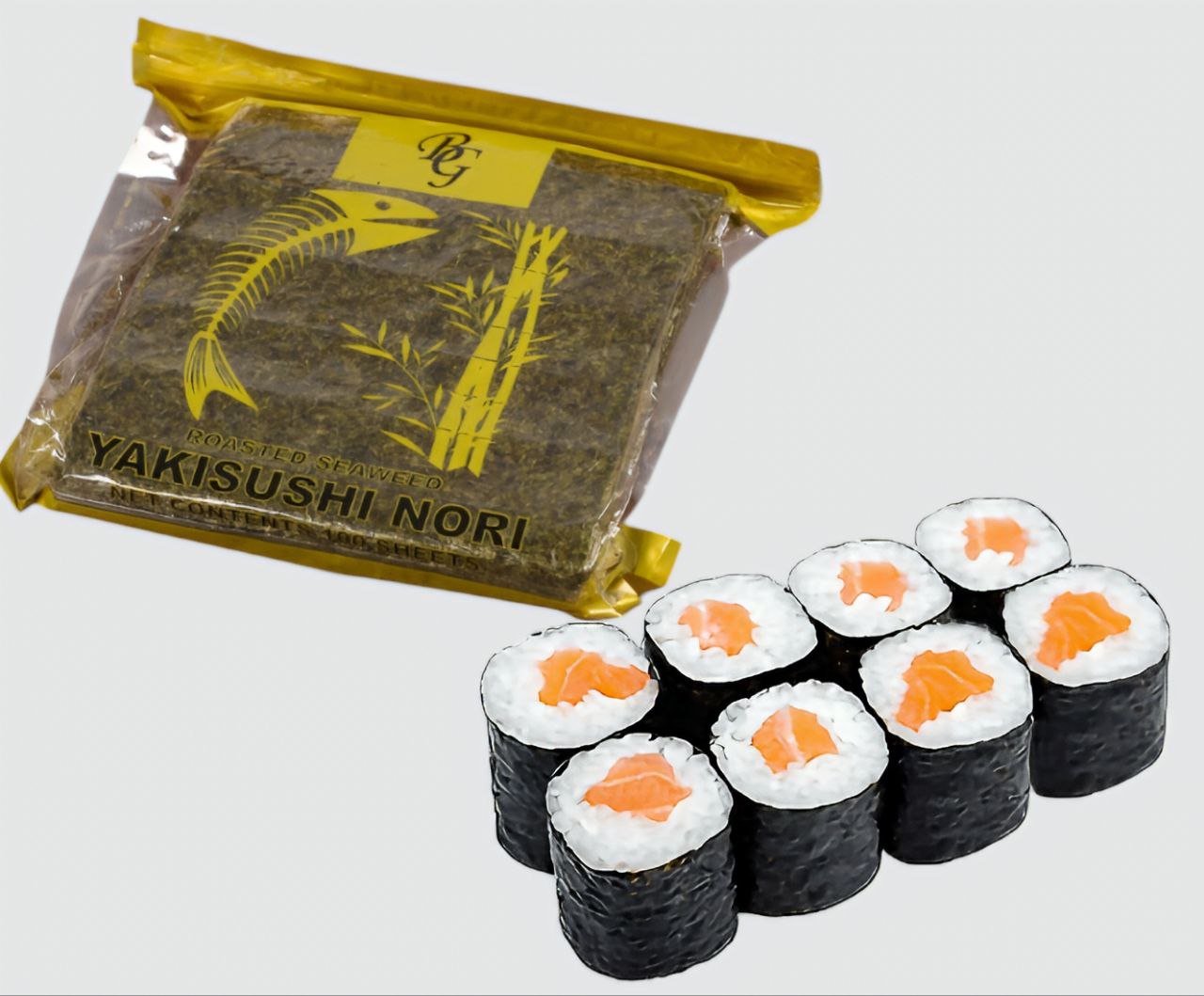 Водоросли нори сушеные  100л /40 Китай БГ