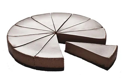 Чизкейк ШОКОЛАДНЫЙ 1,2кг /4 12 порций 22%