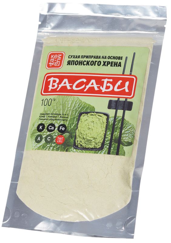 Порошок горчичный ВАСАБИ 100 гр /50  Такемура