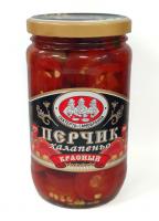 Перец Халапеньо КРАСНЫЙ 370мл /12 Скатерть-Самобранка