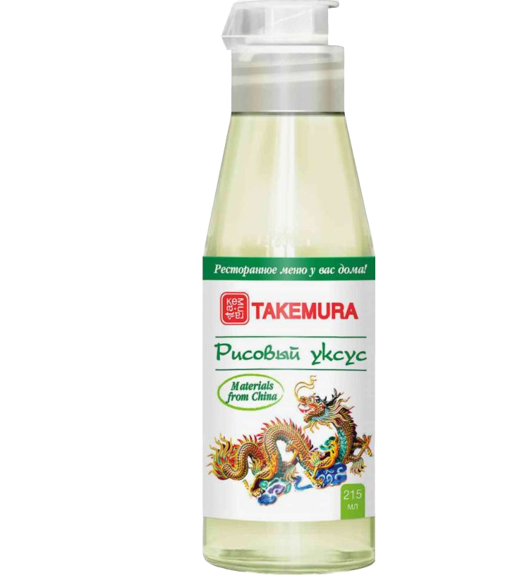 Уксус рисовый 215 мл /12  Китай Такемура