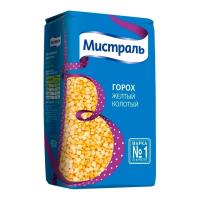 Горох Желтый колотый  900гр /12 МИСТРАЛЬ 13202