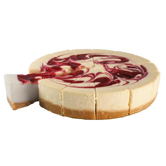 Чизкейк МАЛИНОВЫЙ 1,66кг /4 14 порций 22% СТОП