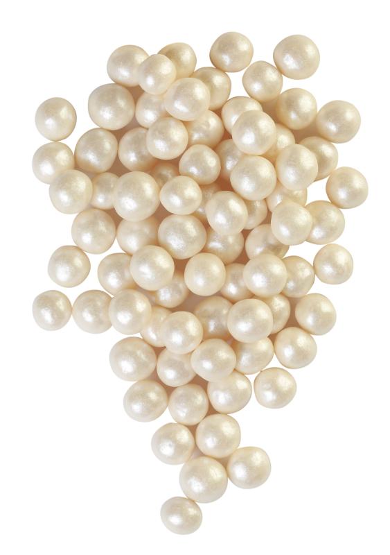 Посыпка жемчуг серебро 12-13мм 100г №126