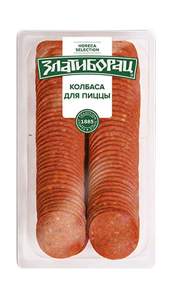 Пепперони колбаса для пиццы вк см 500гр. 10 Златиборац