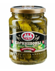 Корнишоны марин. хрустящие ст/б 720мл Скатерть-Самобранка