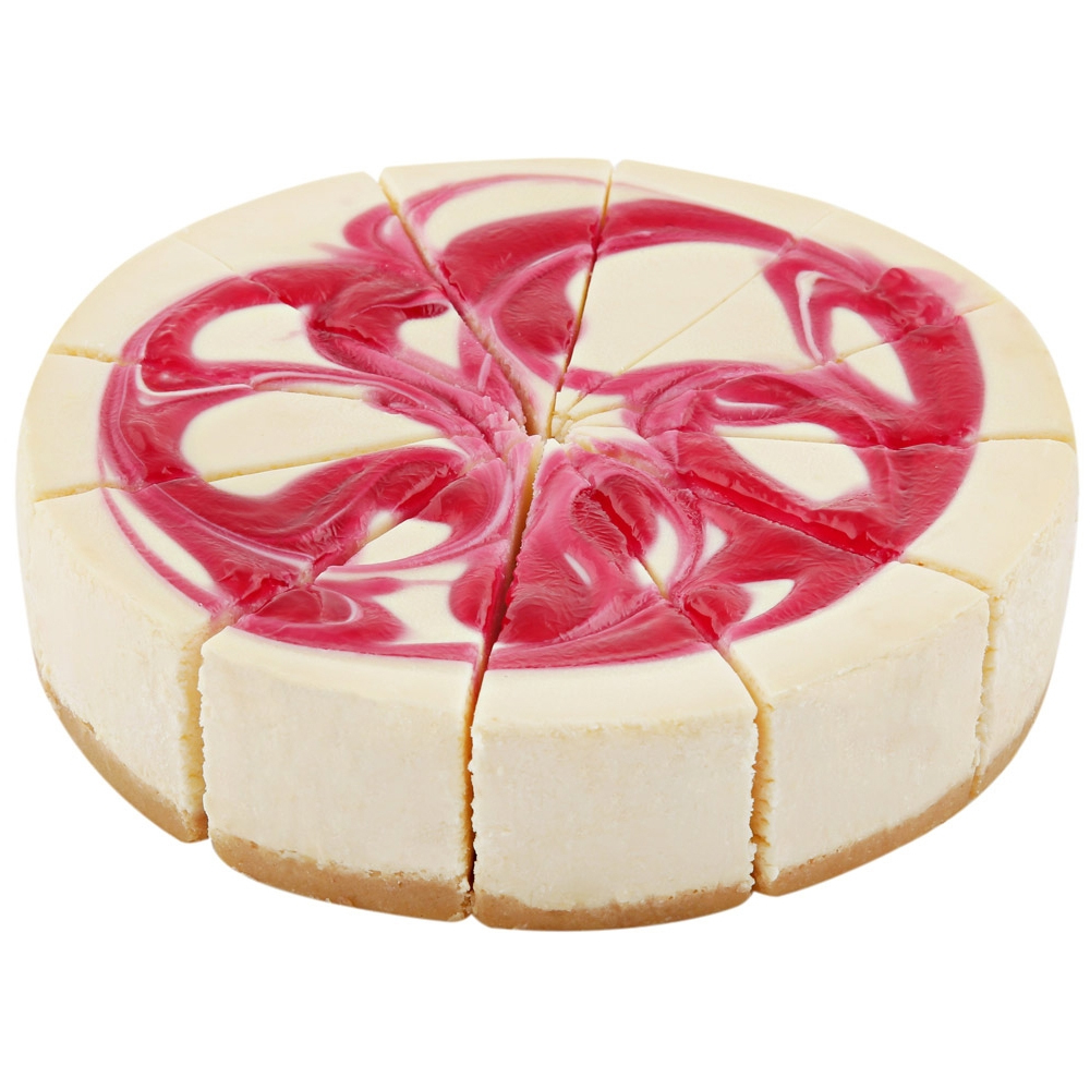 Чизкейк МАЛИНОВЫЙ 1,2кг /4 12 порций 22%