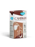 Сливки 10% 1л/12 Чудское озеро