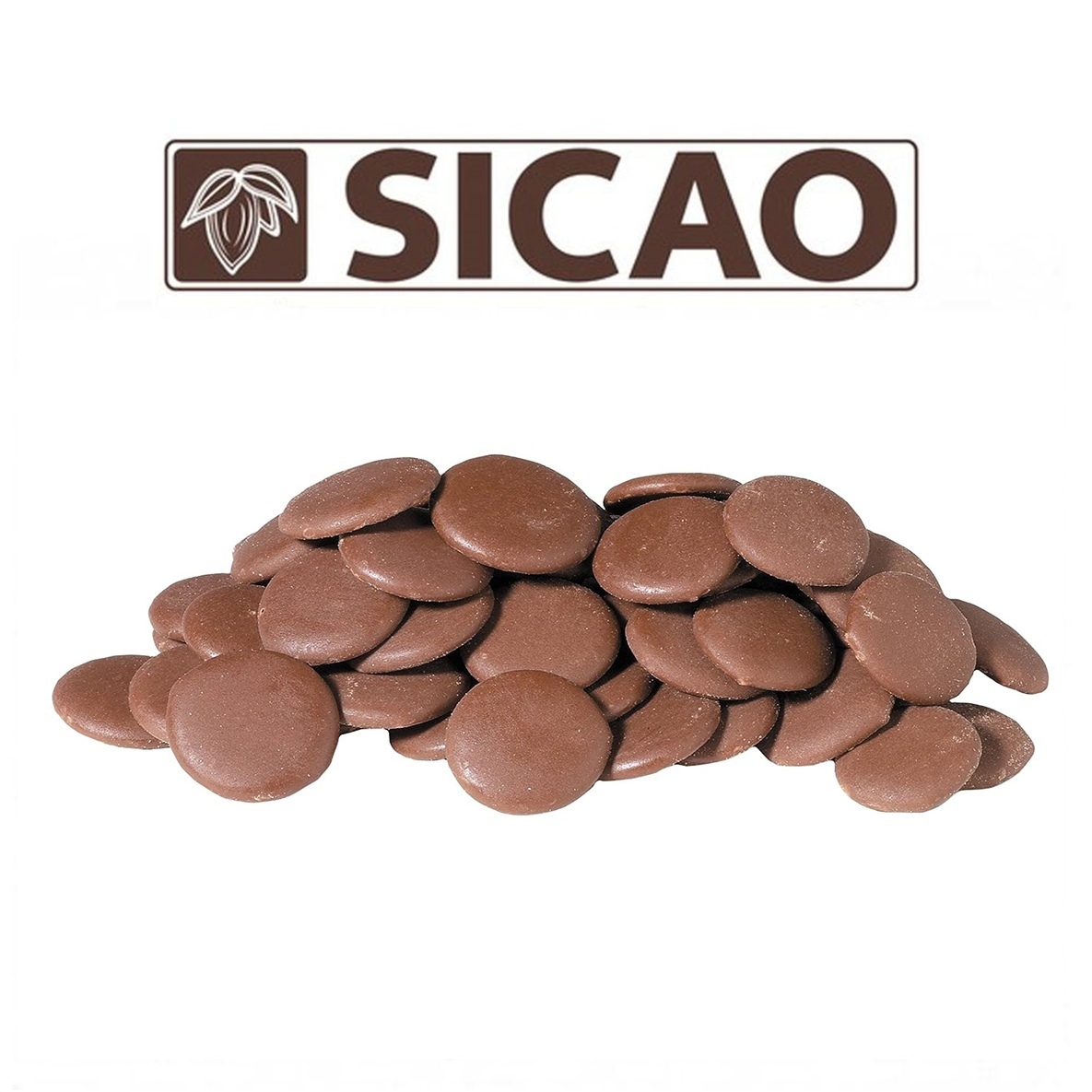 Шоколад С молочный 31,5% какао таблетки 250гр Sicao ВЕС