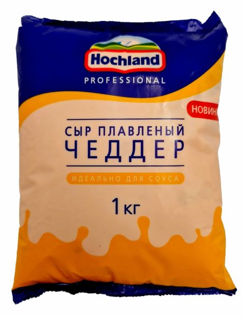 Сыр плавленый чеддер соус 1000 гр. 40%  Хохланд  