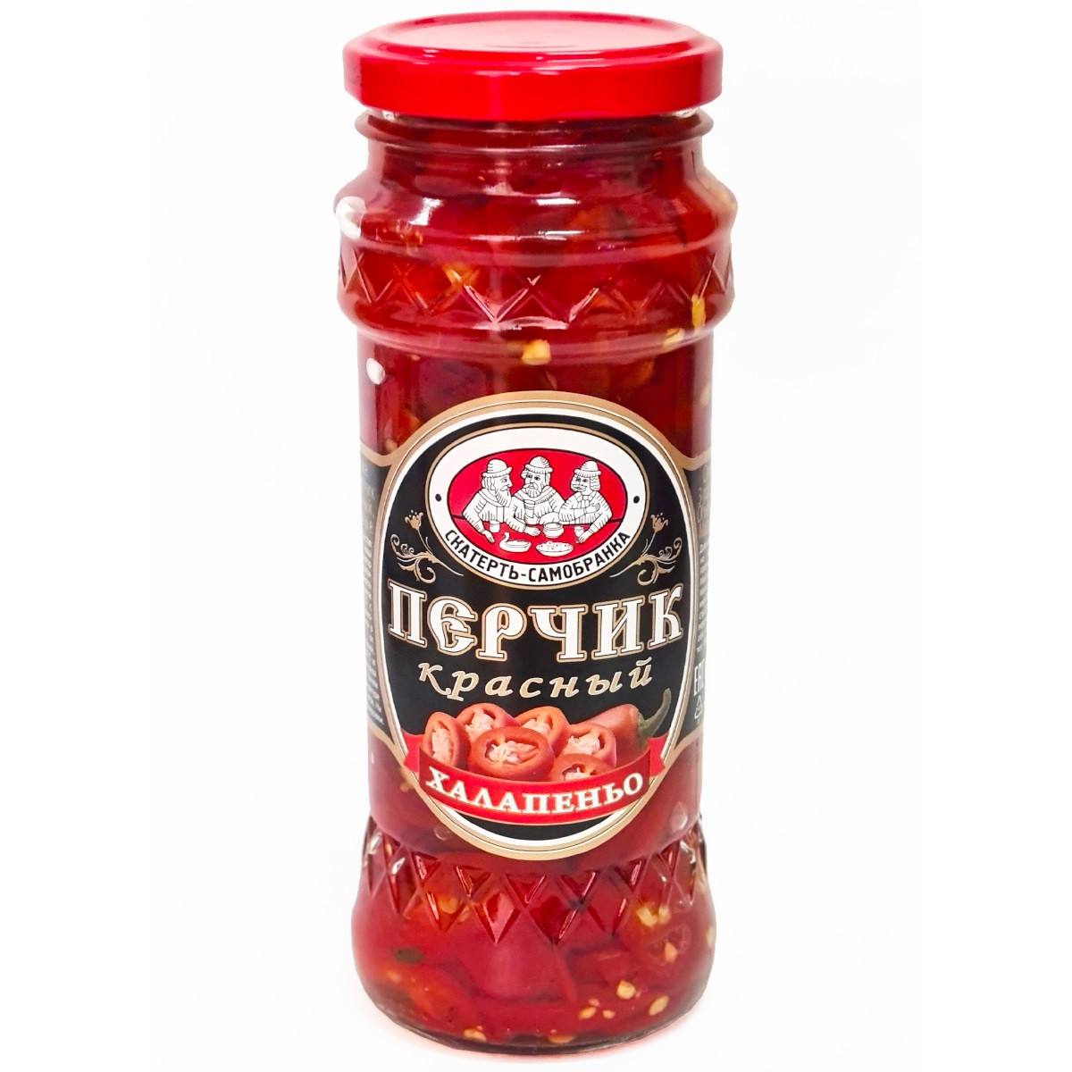 Перец Халапеньо КРАСНЫЙ 370мл /12 Скатерть-Самобранка СТОП