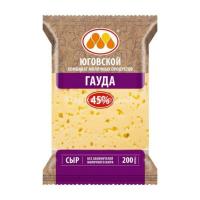 Сыр Гауда 45% 200гр/10 Юговской