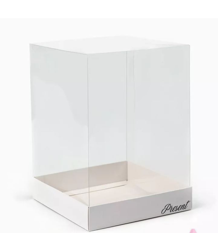 Коробка для торта 150х150х200 БЕЛАЯ 10454696