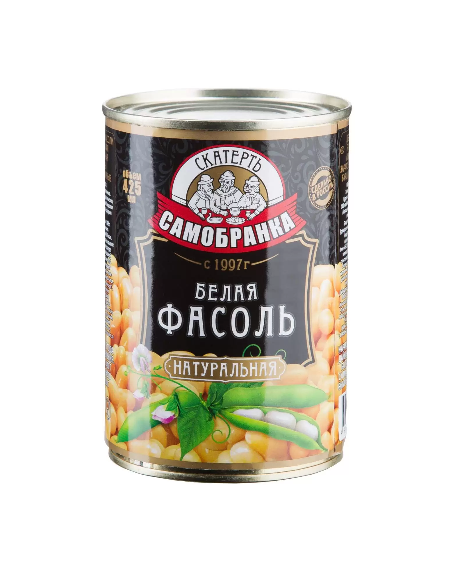 Фасоль конс. белая ж/б 425мл/12 Скатерть-Самобранка