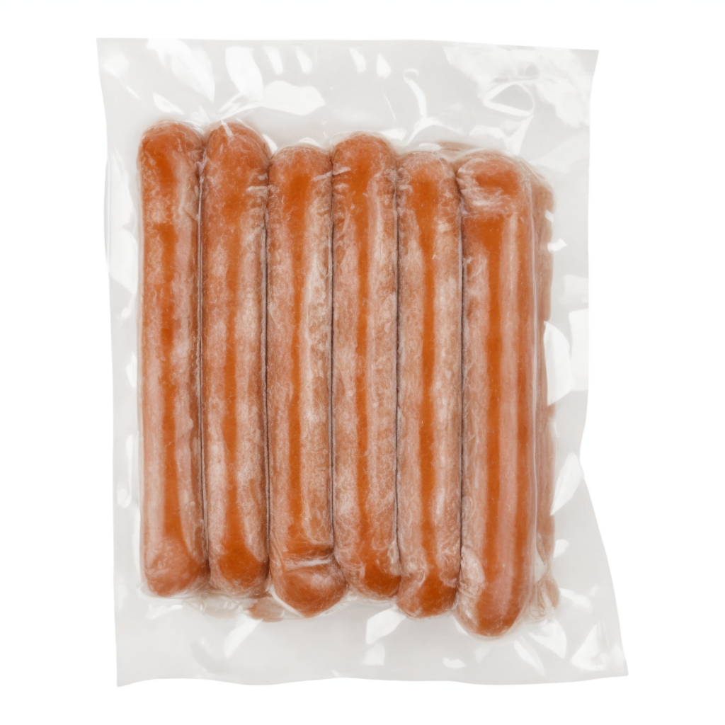 Сосиски для хот-дога из говядины, 17см*24мм, Дымов, 80гр*12шт/14