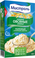Хлопья Овсяные нежные 400гр /12 МИСТРАЛЬ 66130