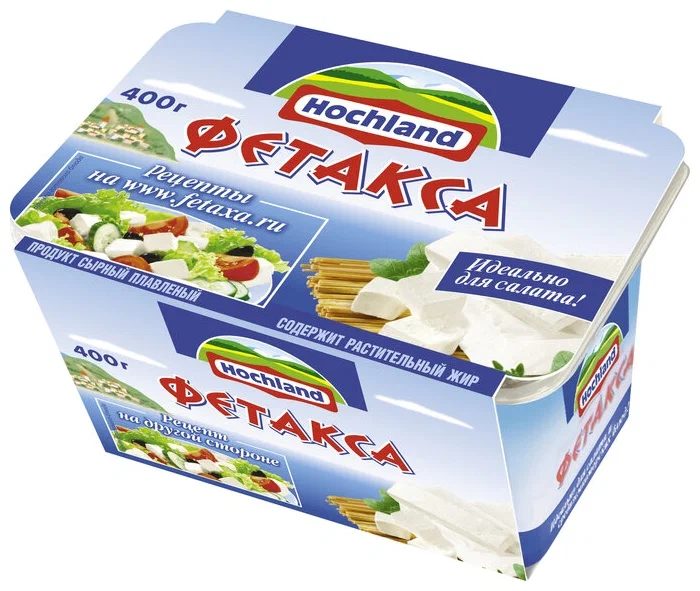 Сыр Фета Фетакса  45% 400 гр /15 Хохланд