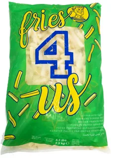 Картофель фри 10*10мм 2,5кг/4 FRIES 4 US Бельгия