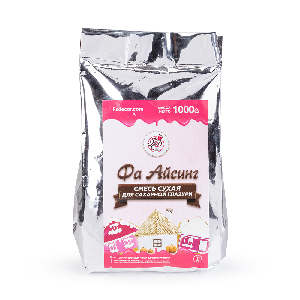 Смесь сухая для сахарной глазури Айсинг 1кг/5