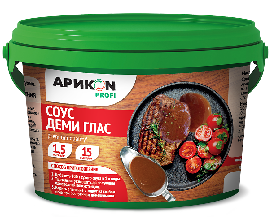 Соус ДЕМИ ГЛАС 1,5кг АРИКОН