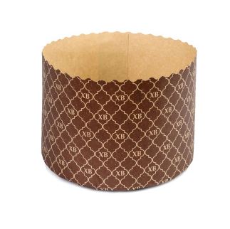 Форма бумажная для куличей 134х100 ХВ Золотое 1шт