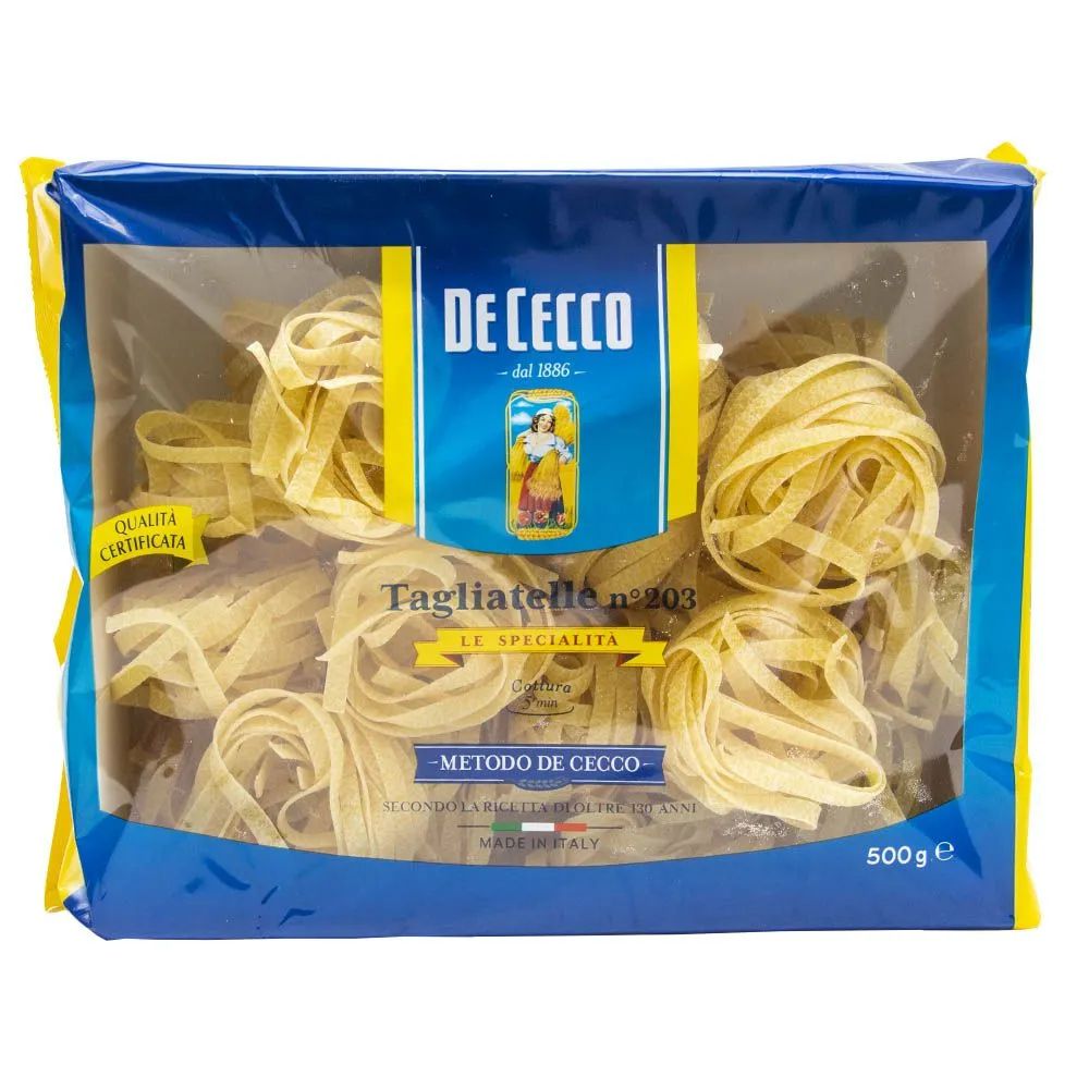 Макароны № 203  Таглиателле  500 гр /8 Де Чекко