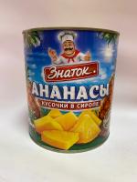 Ананасы кусочки ж/б 3100мл/6 