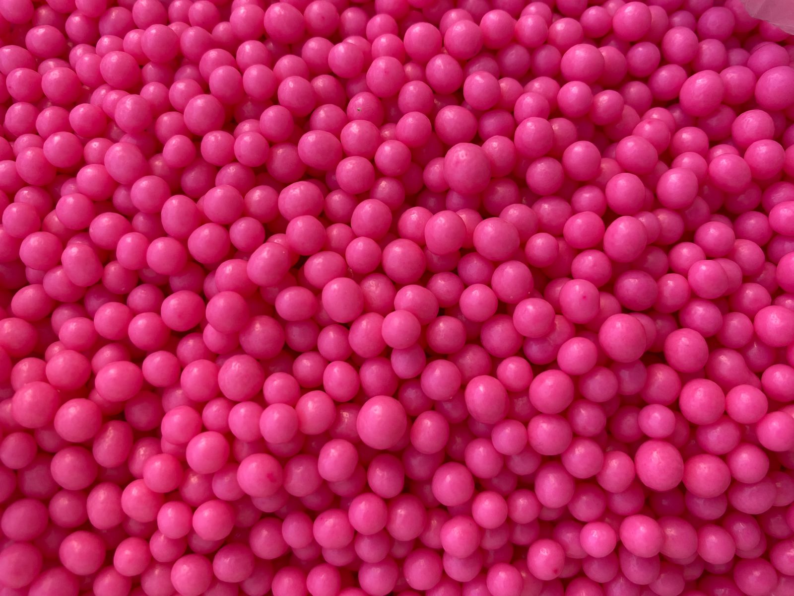 Украшение шарики криспи МАЛИНА 3-6мм 100гр//1