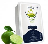 Пюре Лайм БЕЗ САХАРА с/м 1кг /6 Агробар