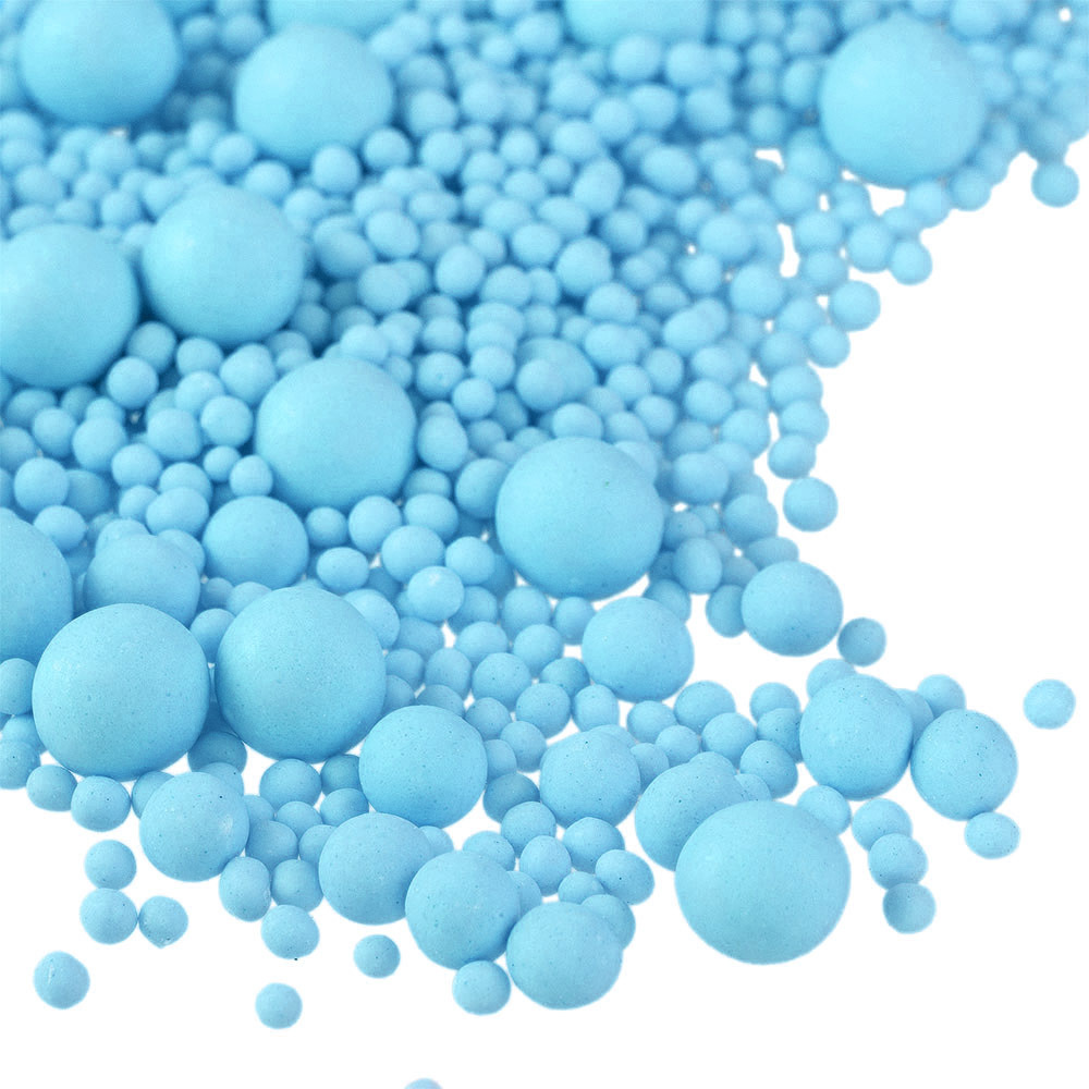 Посыпка матовая Голубая микс 100г №281М