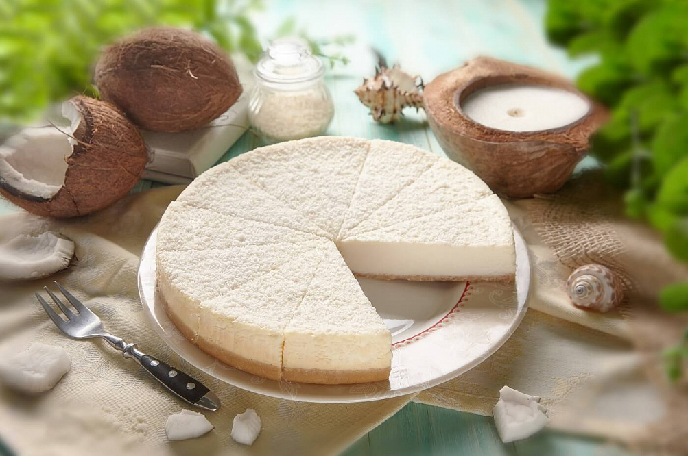 Чизкейк КОКОС 1,2кг/4 12 порций 20%