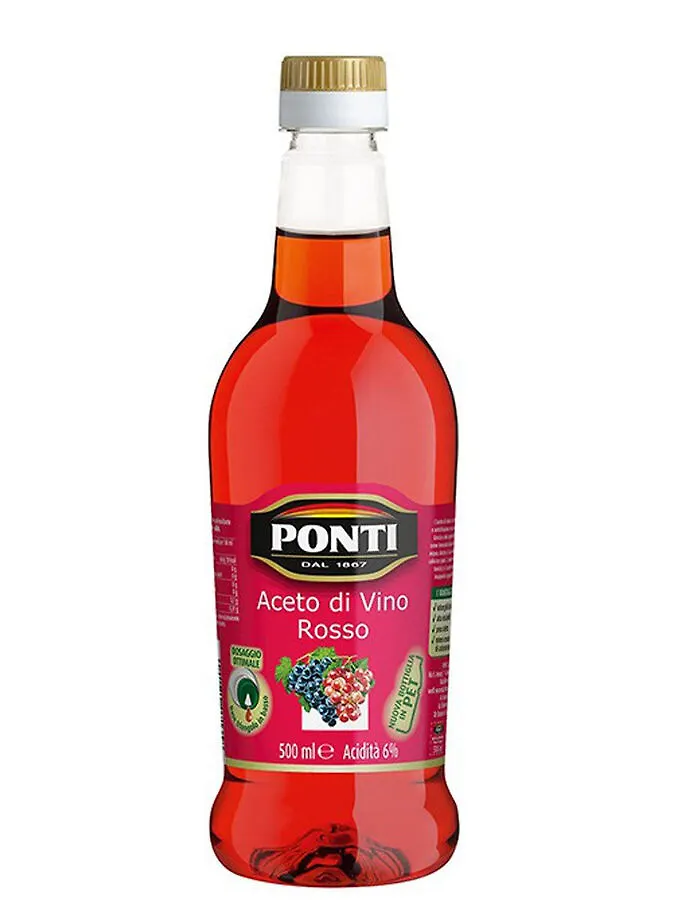 Уксус винный красный 0,5 л Ponti