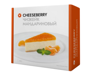 Чизкейк МАНДАРИНОВЫЙ 1,2кг /4 12 порций 22%