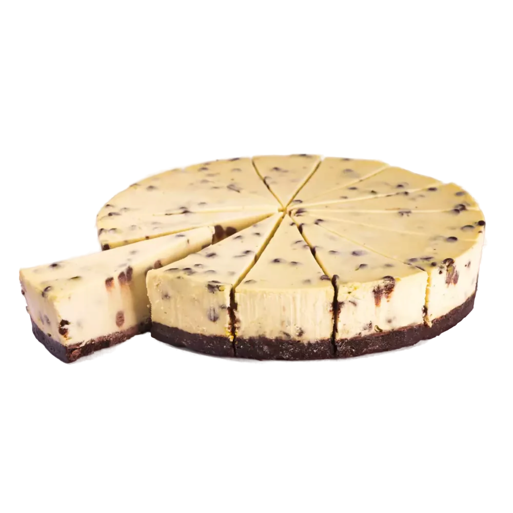 Чизкейк БАНАНОВЫЙ С ШОКОЛАДНЫМ печеньем  1,66 кг /4 14 порций 22%