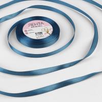 Лента атласная 10мм*25м лазурно-синий №97 1218183