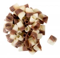 Украшение шоколадное кудри бело-молочные 50гр