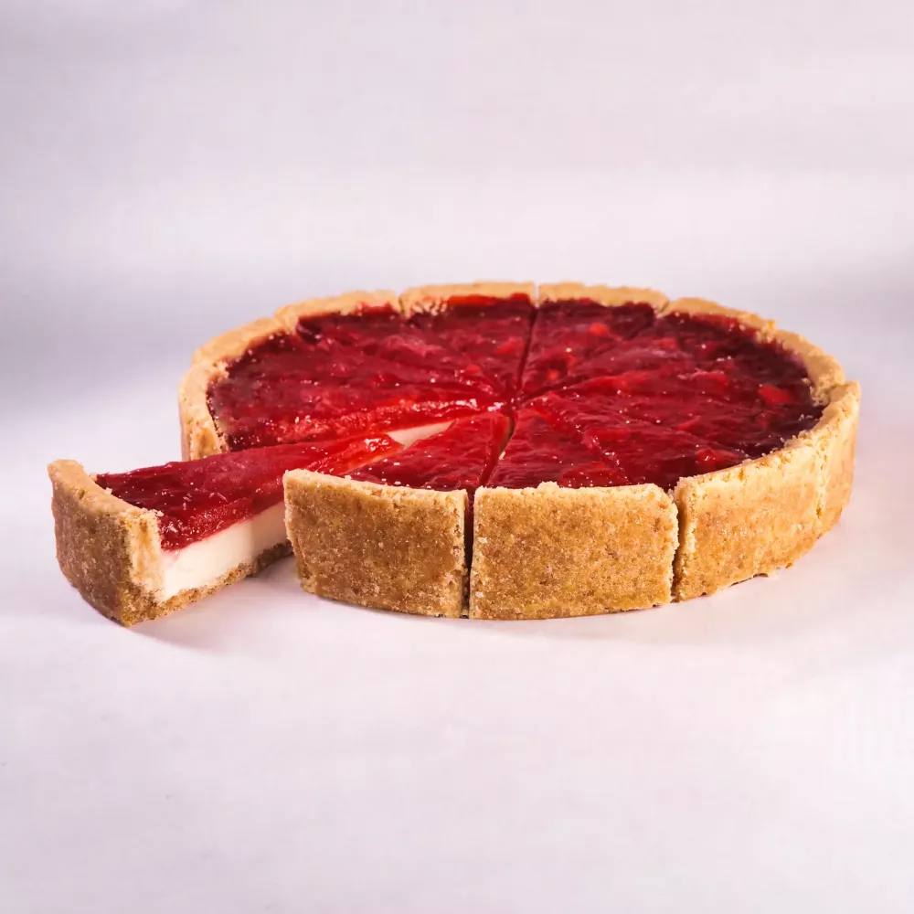 Пирог ТАРТ Клубничный 1,2кг /4  12 порций