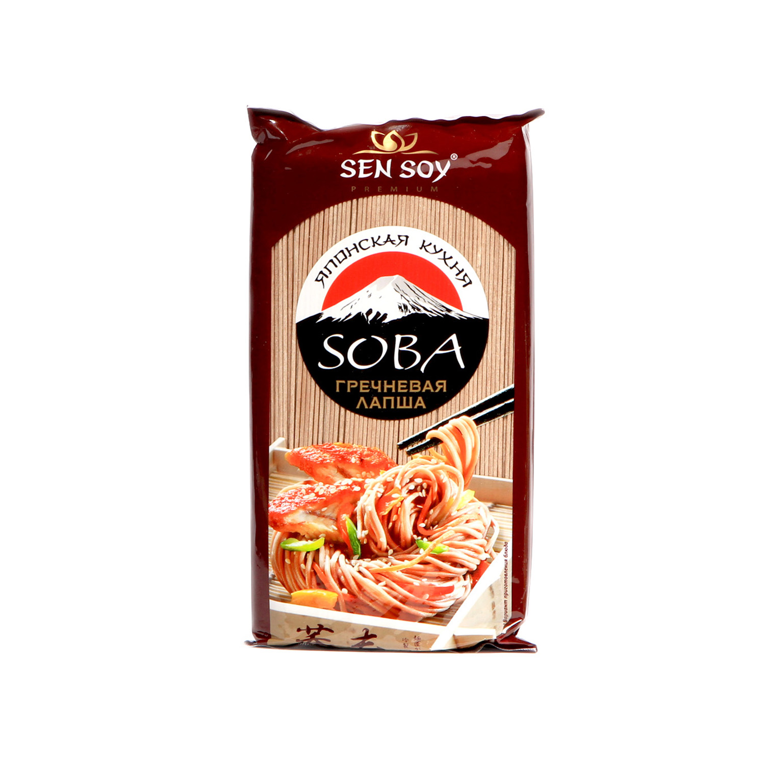 Лапша гречневая СОБА 500гр/12 Сэн Сой