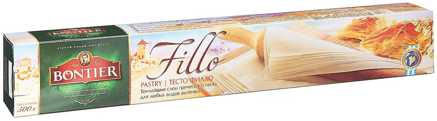 Тесто замороженное Фило 500гр 35*42см