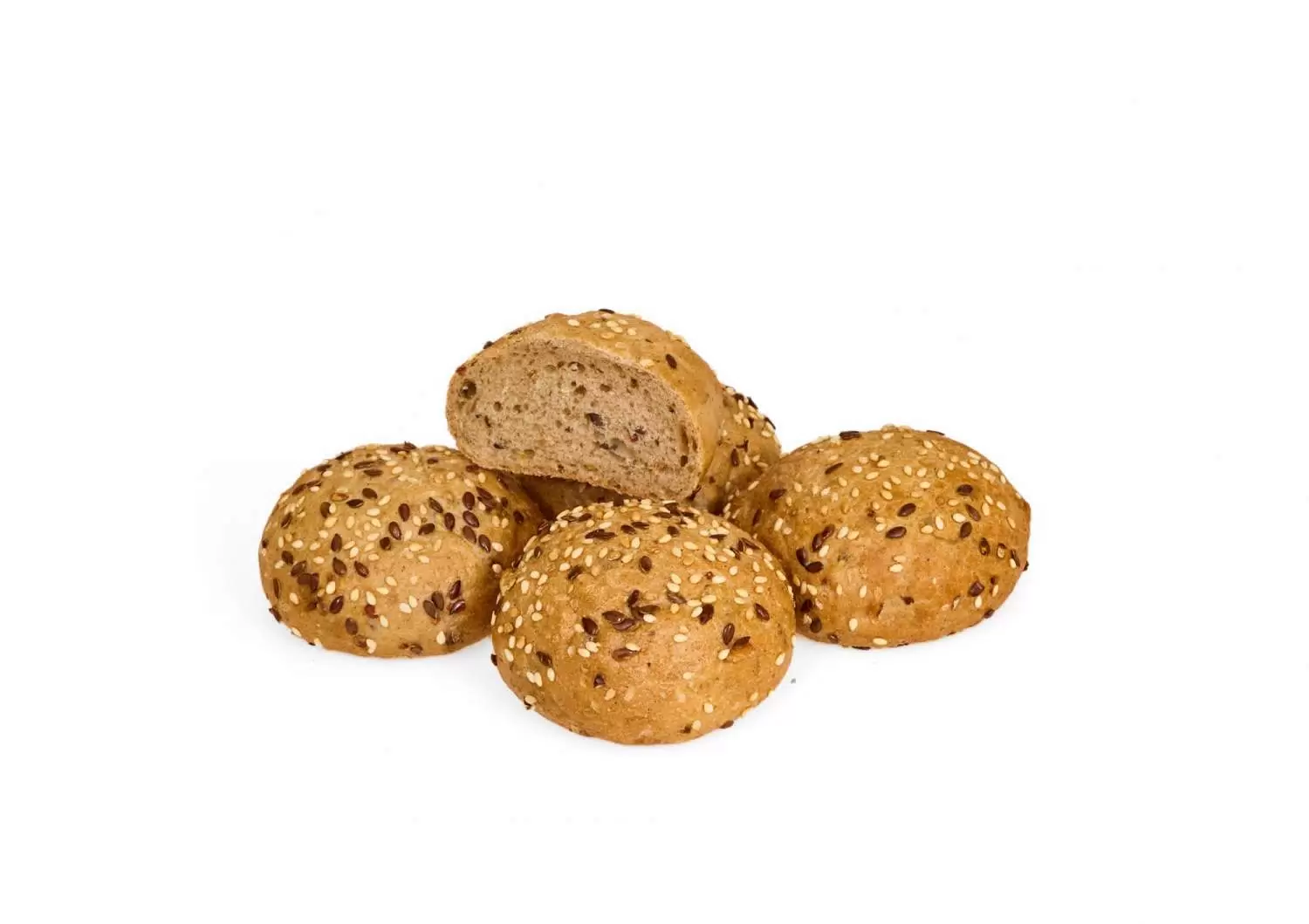 Булочка мультизлаковая с/м 1/ 40гр*80шт КОРОБ еврохлеб СТОП