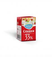 Сливки 33% 200мл/18 Чудское озеро