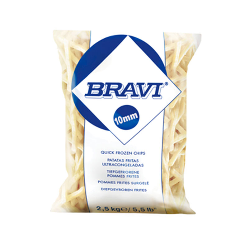 Картофель фри 10*10мм  2,5 кг /5  BRAVI фф 535 руб СТОП