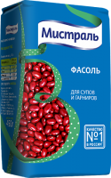 Фасоль красная для супов и гарниров 450гр /12 Мистраль  12350