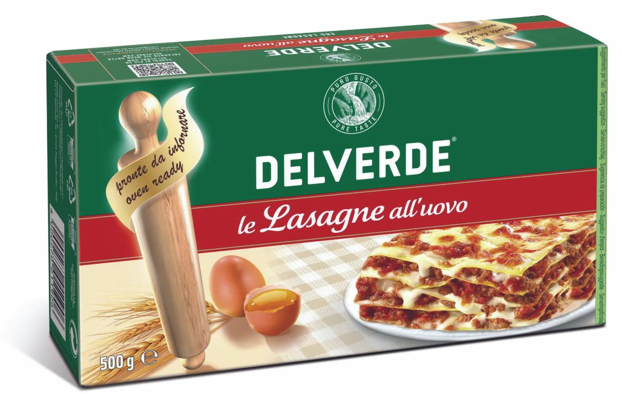 Макароны  103 Лазанья 500гр/12 Дельверде