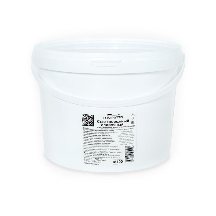  Сыр творожный сливочный КРЕМЧИЗ 71% 10кг Милетто ФрендШеф
