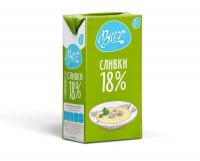 Сливки 18% 1л/12 Бризе 