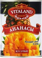 Ананасы кусочки ж/б 580мл/12 Скатерть-Самобранка