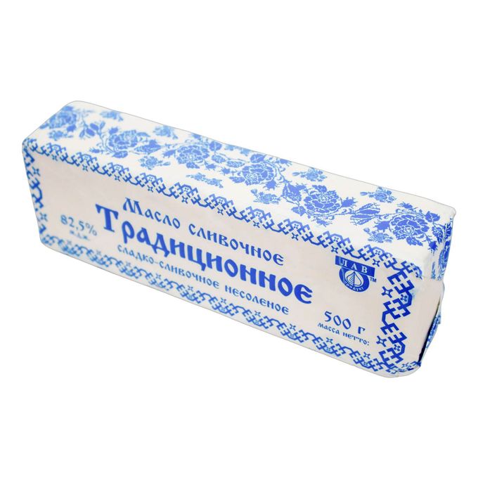 Масло Сливочное 82,5% 500 гр/10 ЛАВ