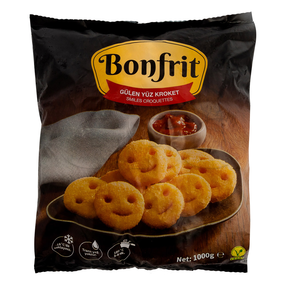 Картофельные крокеты Смайлы 1кг /10