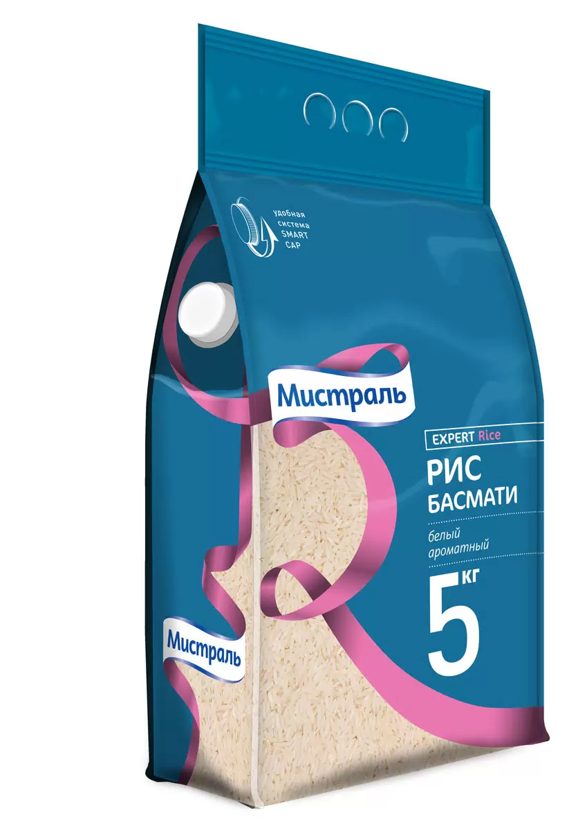 Рис Басмати 5кг /1 Мистраль  11002